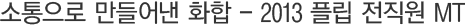 ¼ÒÅëÀ¸·Î ¸¸µé¾î³½ ÈÇÕ - 2013 Çø³ ÀüÁ÷¿ø MT