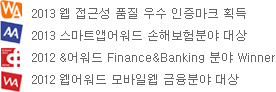 2013  ټ ǰ  ũ ȹ, 2013 Ʈ۾ غо , 2012 & Finance&Banking о Winner, 2012   о 